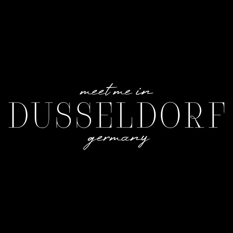 Dusseldorf, Germany Elegance Style Design T-Shir