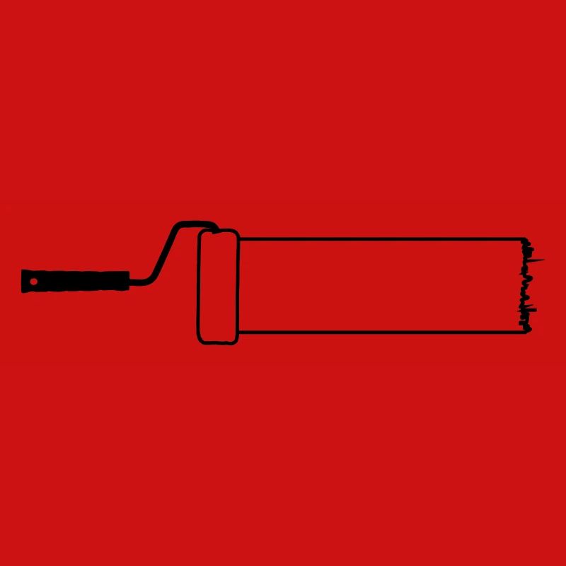 Paint roller transparent