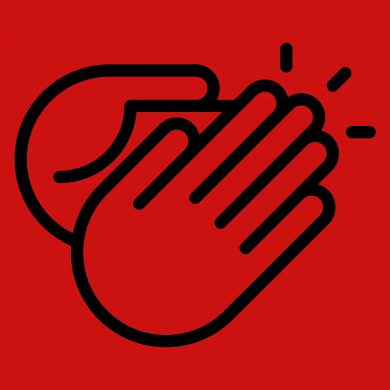 Hands clapping