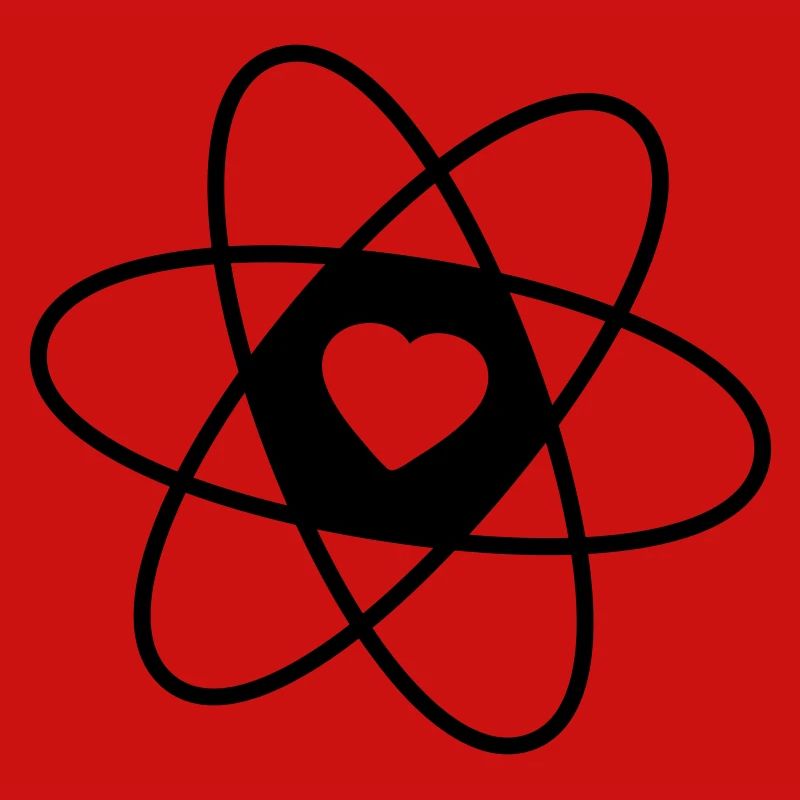 Atom with heart