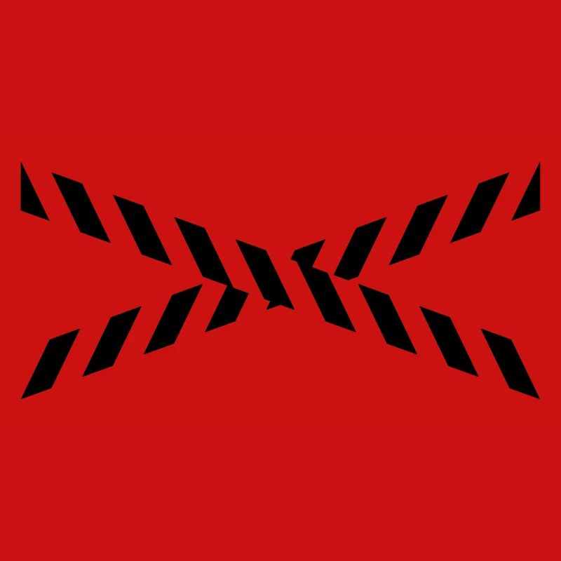 Police tape pattern design