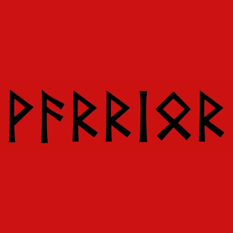 Guerrier - en script runique