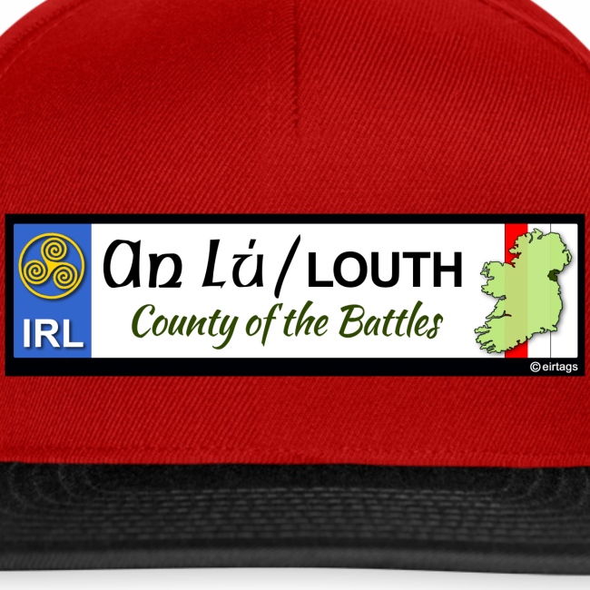 CO. LOUTH, IRELAND: licence plate tag style decal