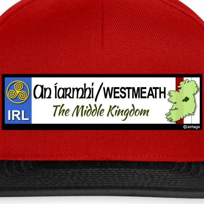 WESTMEATH, IRELAND: licence plate tag style decal