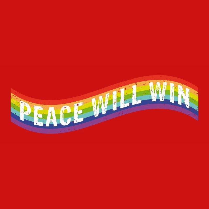 Peace will win Flag