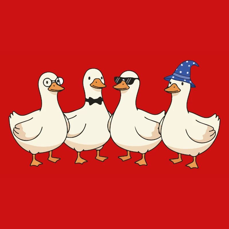 Quakquartett mit Stil