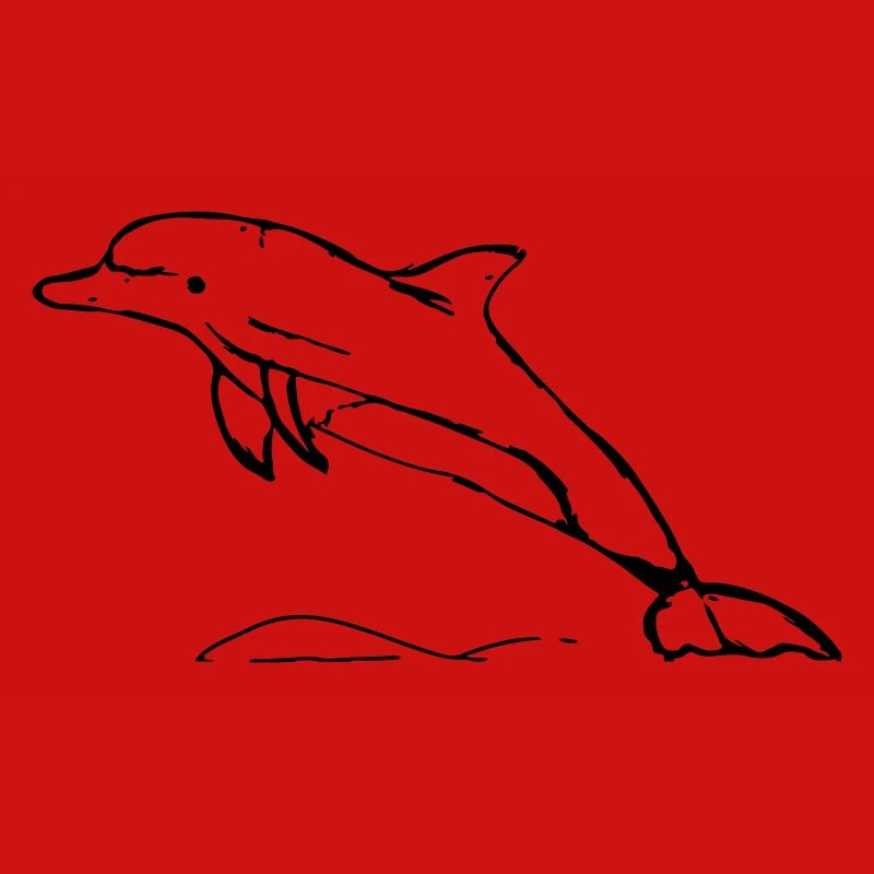 Springender Delphin Geschenk