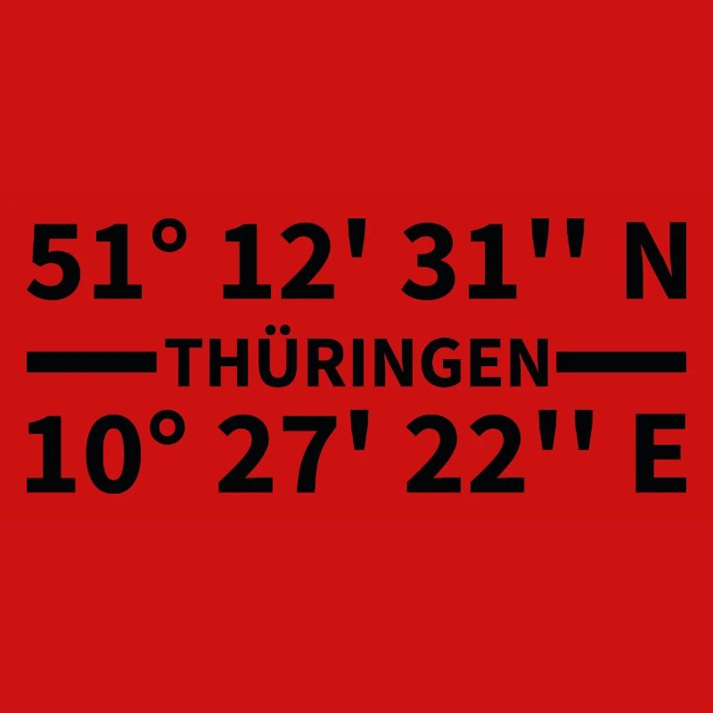 Thuringia coordinates