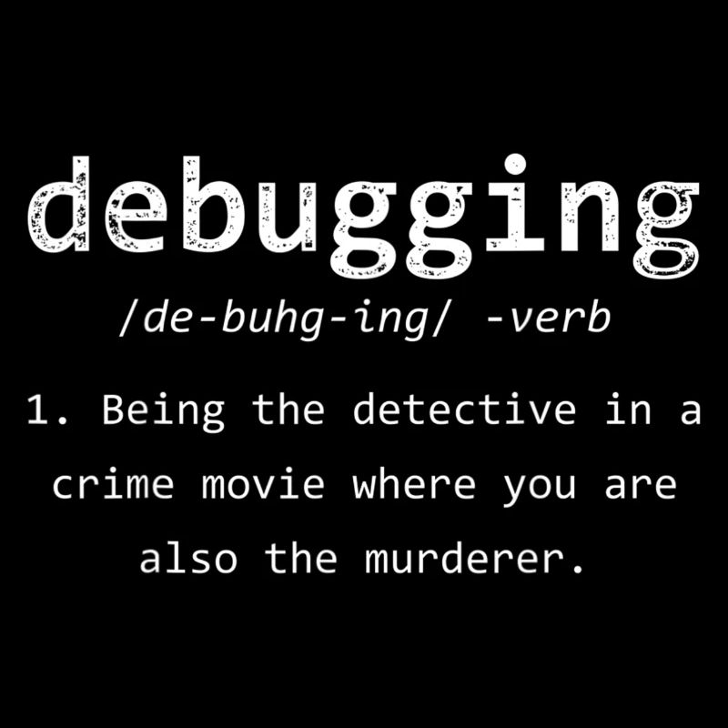 Debugging Funny Programmer Definition