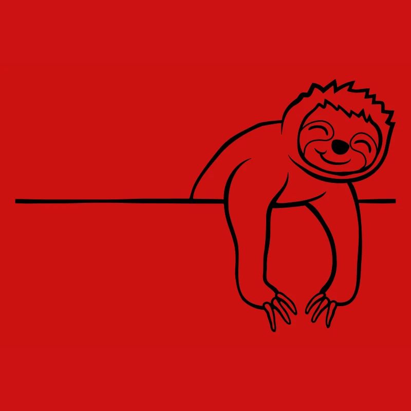 Comic Sloth Wall