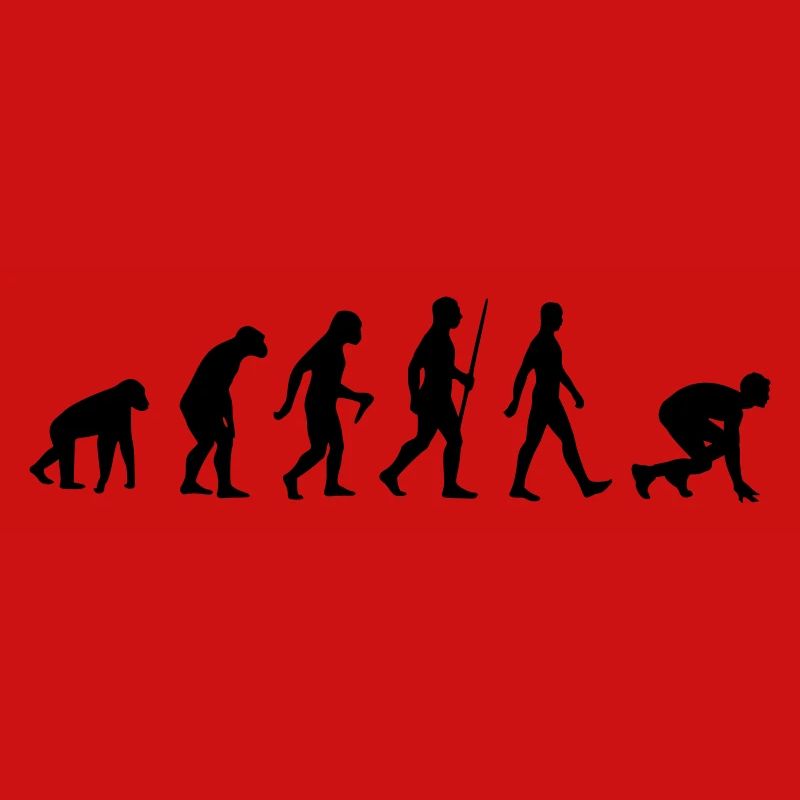 Athletics Sprint Sprinter Sprinting Evolution