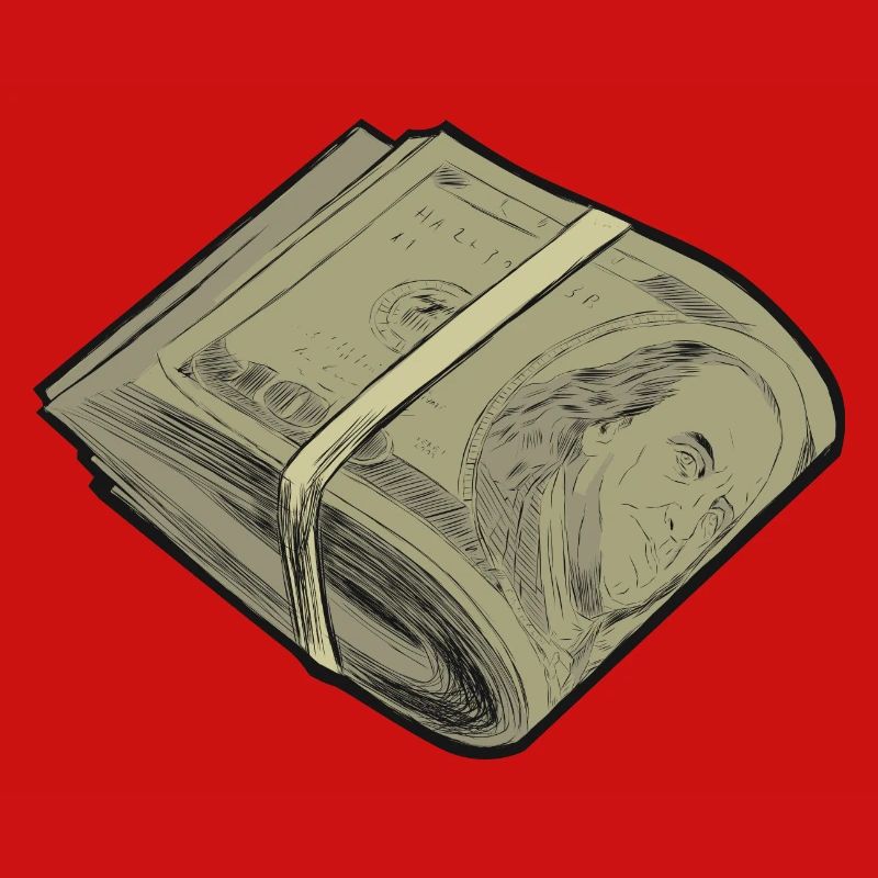 Conception de paquet de devises dollar roll