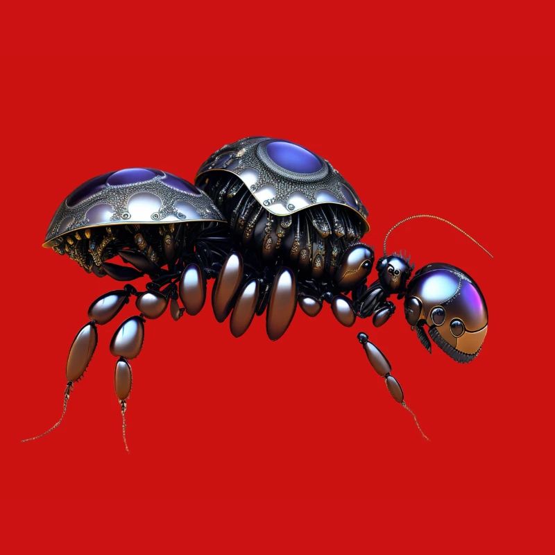 Dicker Roboter Kaefer