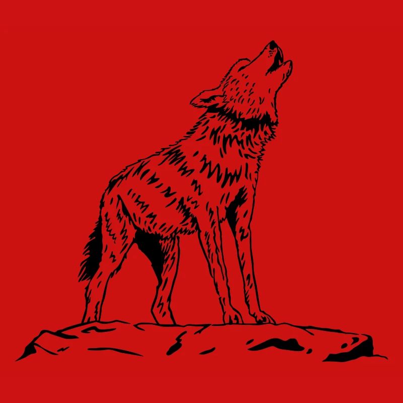 Howling wolf