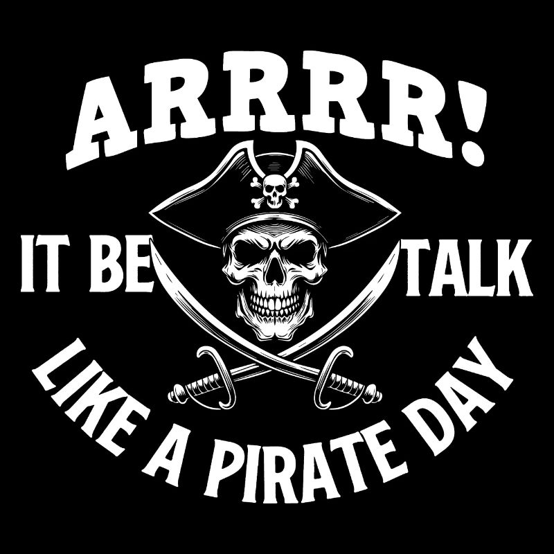 Es wird ein Tag des Redens wie ein Pirat - Buccaneer