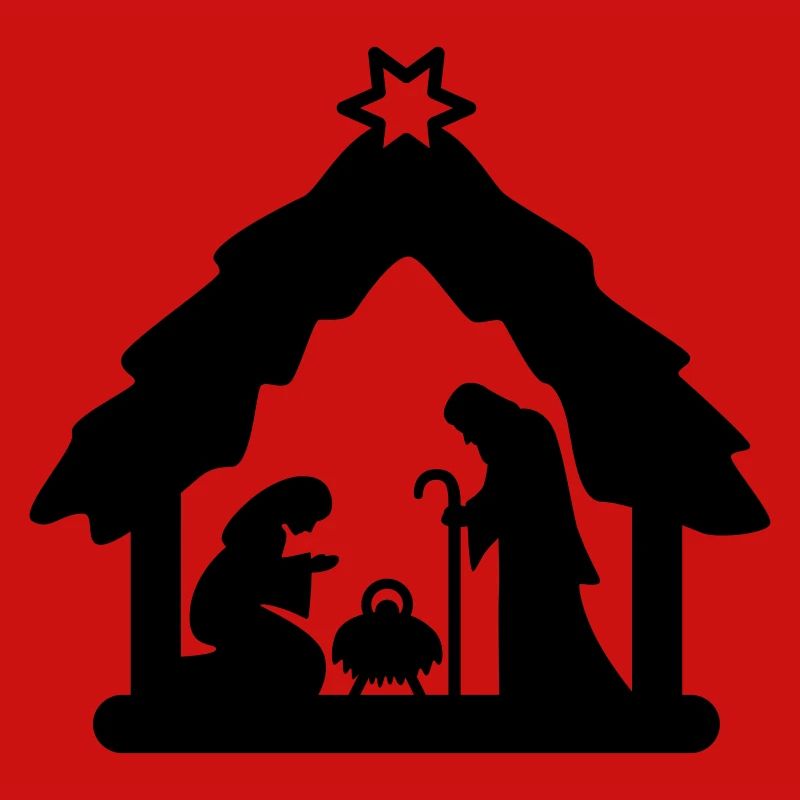 Weihnachtskrippe, Krippenfiguren, heilige Familie