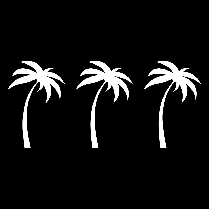 Minimalist Palm Trees
