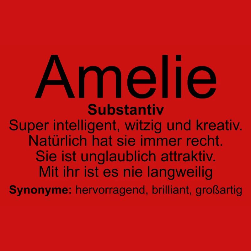 Name Definition Amelie