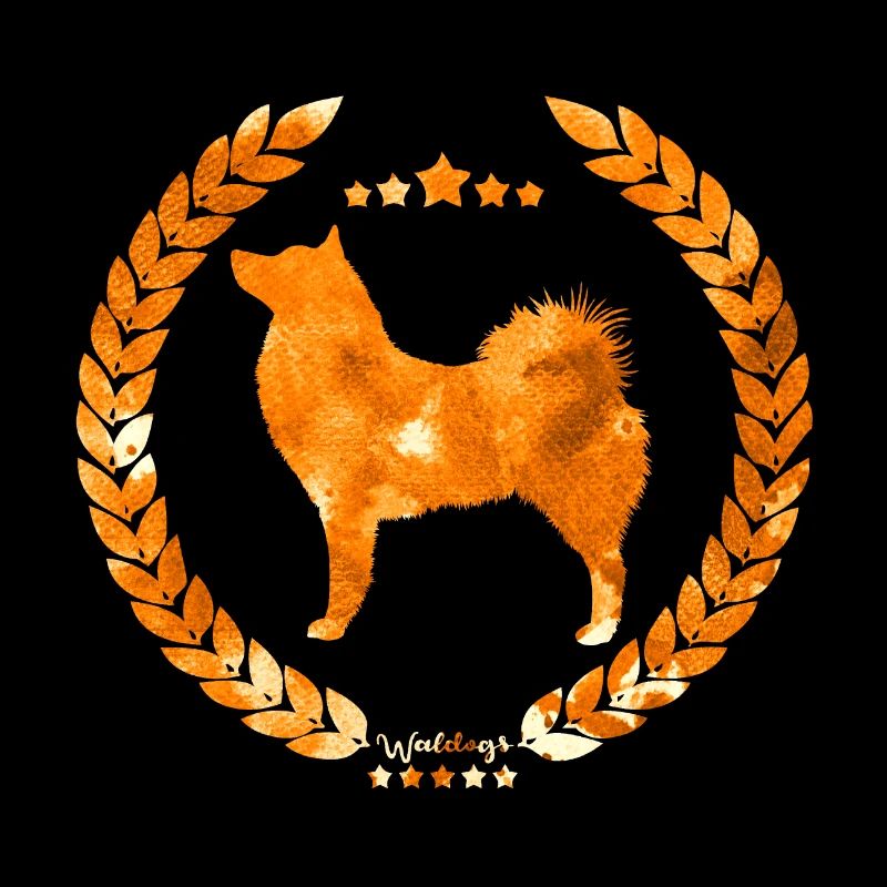 Finnish Spitz Ear Army Orange