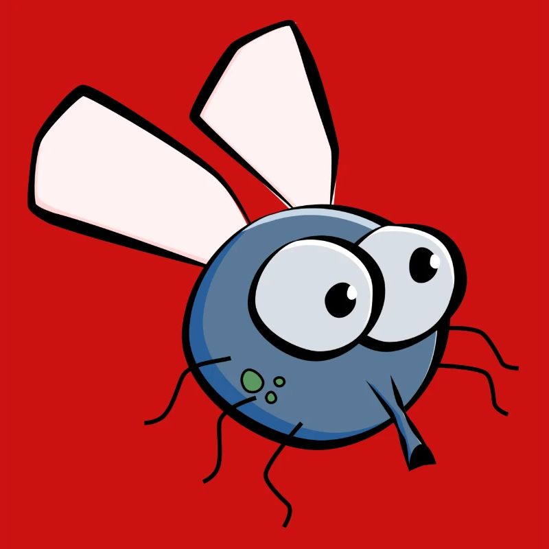 Stubenfliege,fliege,comic,carton