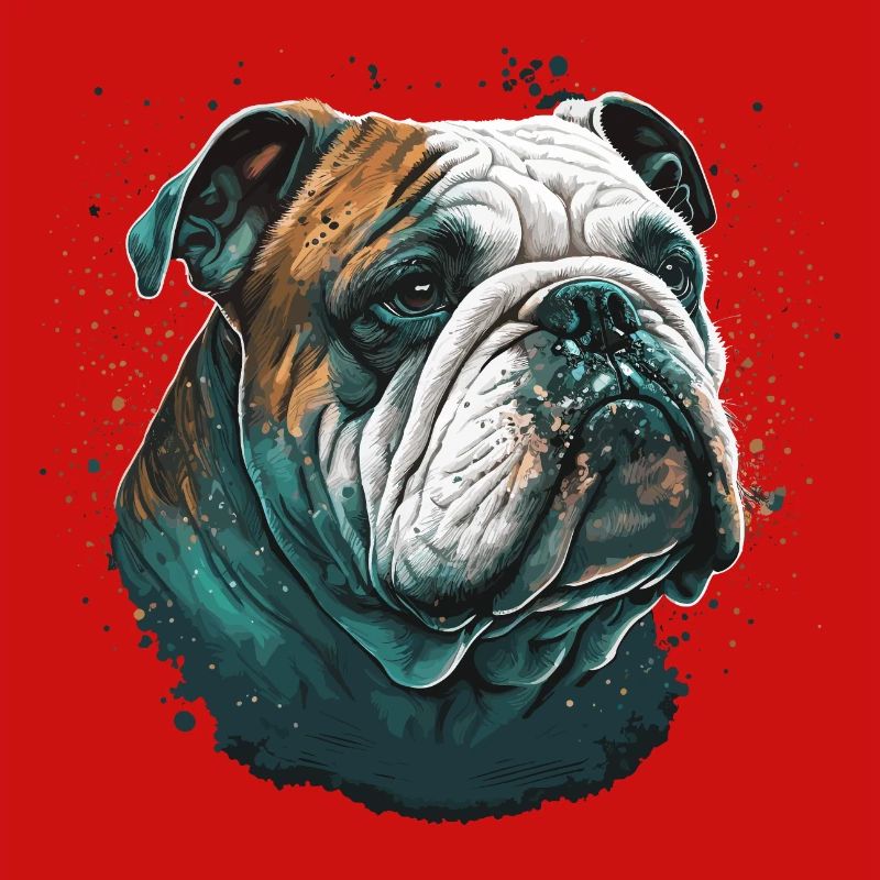 Expression de bouledogue