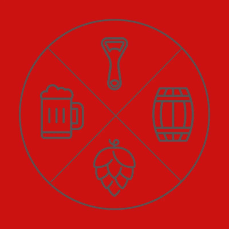 Bier Design Schlicht
