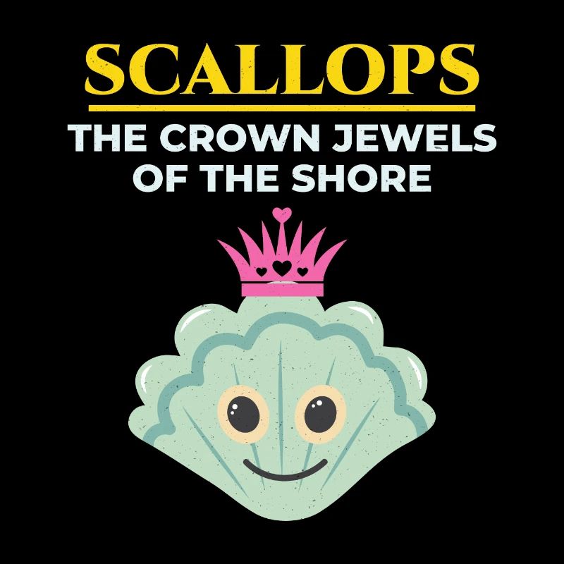 Scallop Seashells Collector Beachcomber Shellfish