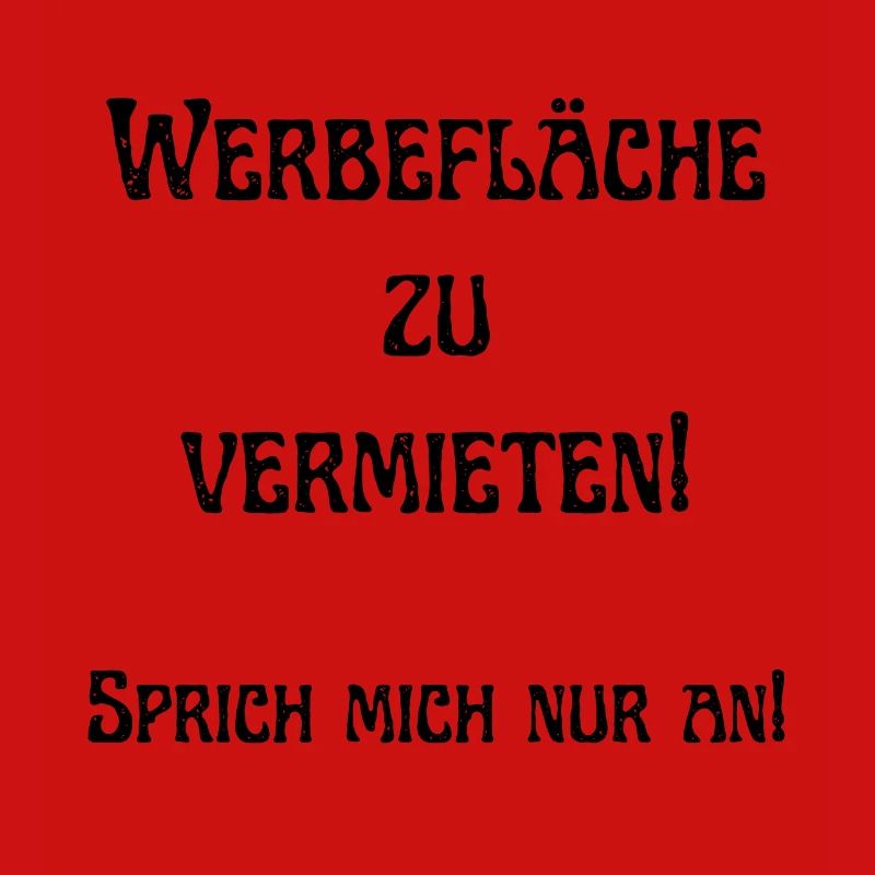 Werbefläche zu vermieten am eigenen Körper