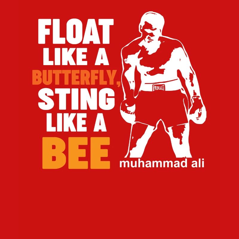 Float like a butterfly stitch like a bee ali