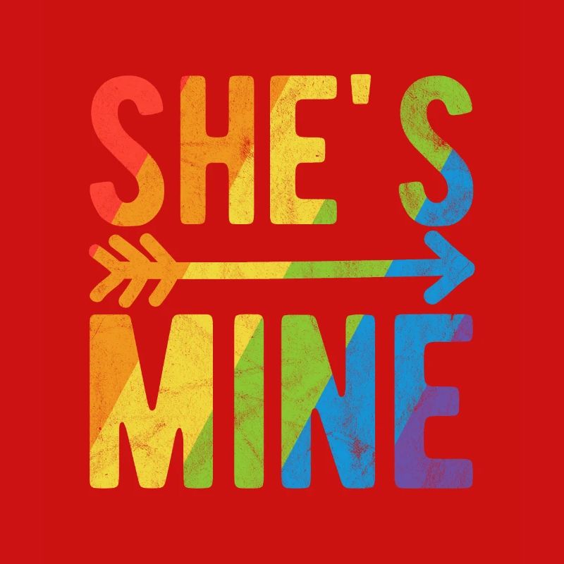 She's mine! Sie gehört mir! Ehefrau Statement