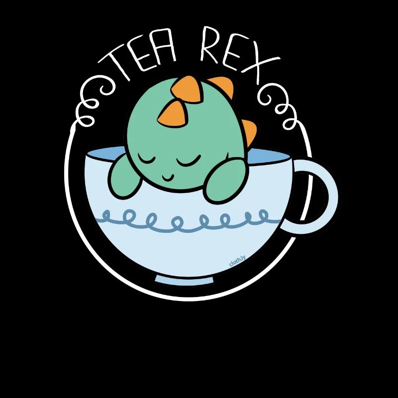 Tea Rex tea tea drinker