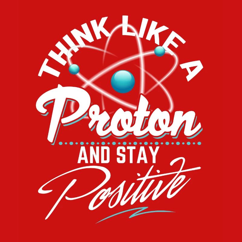 La science pense comme un proton Reste des protons positifs