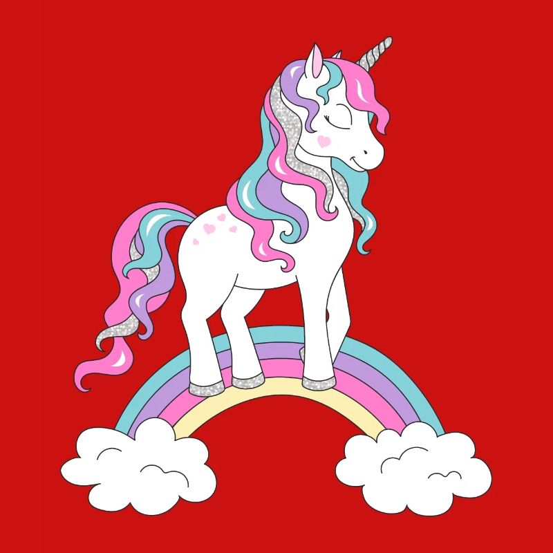 Regenbogen Einhorn Bunt