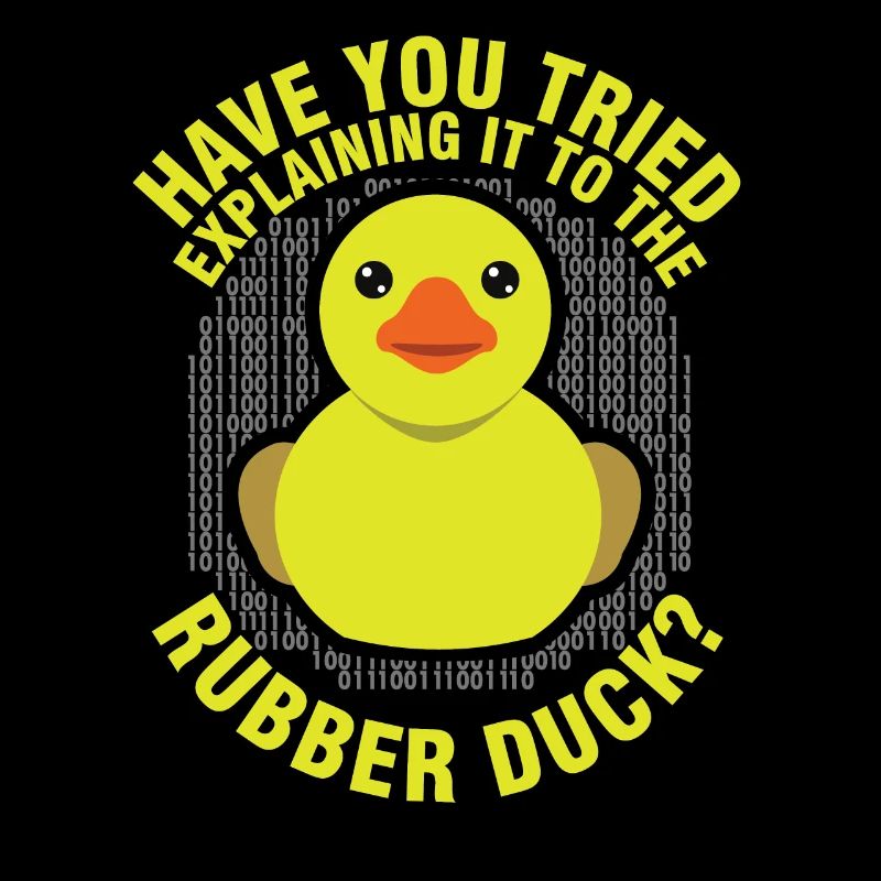 Funny Programming Rubber Duck for Debug Debugger