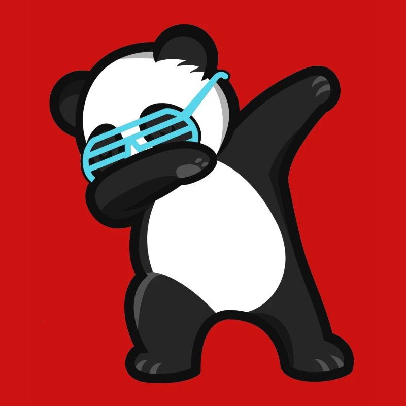 Dabbing Panda Pandabär