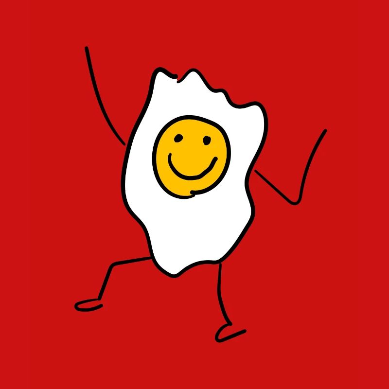 Egg Yellow Funny Gift Egg Yellow Eggs Fried Egg