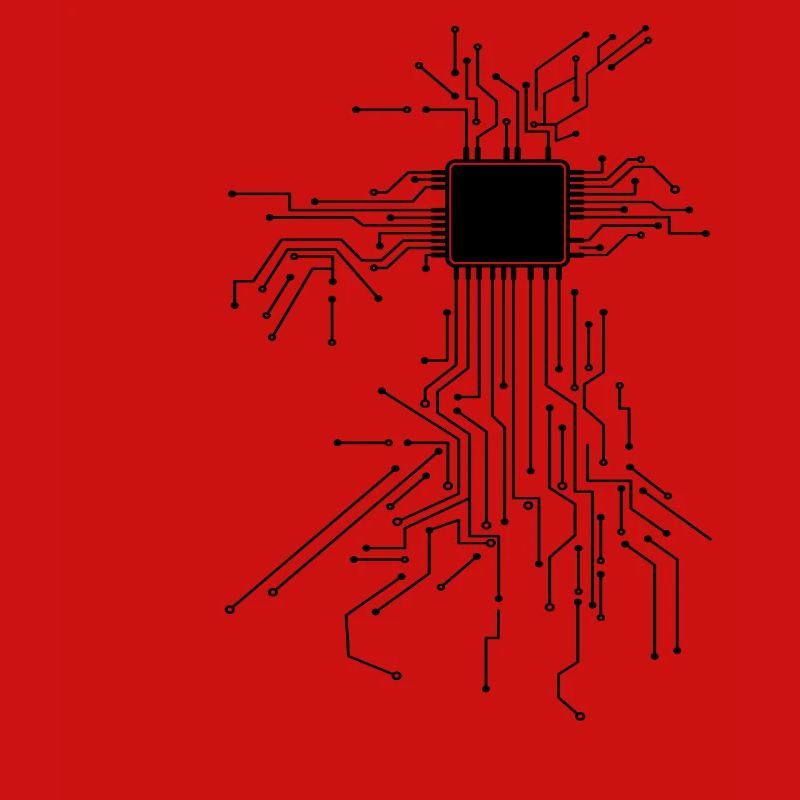CPU Technik Nerd Computerchip Programmierer