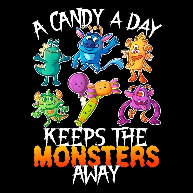 One Candy Per Day Keeps The Montser Far Halloween