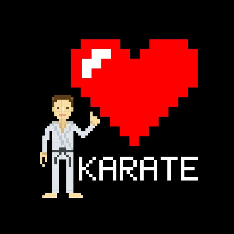Karate Pixel - Karate Geschenkidee