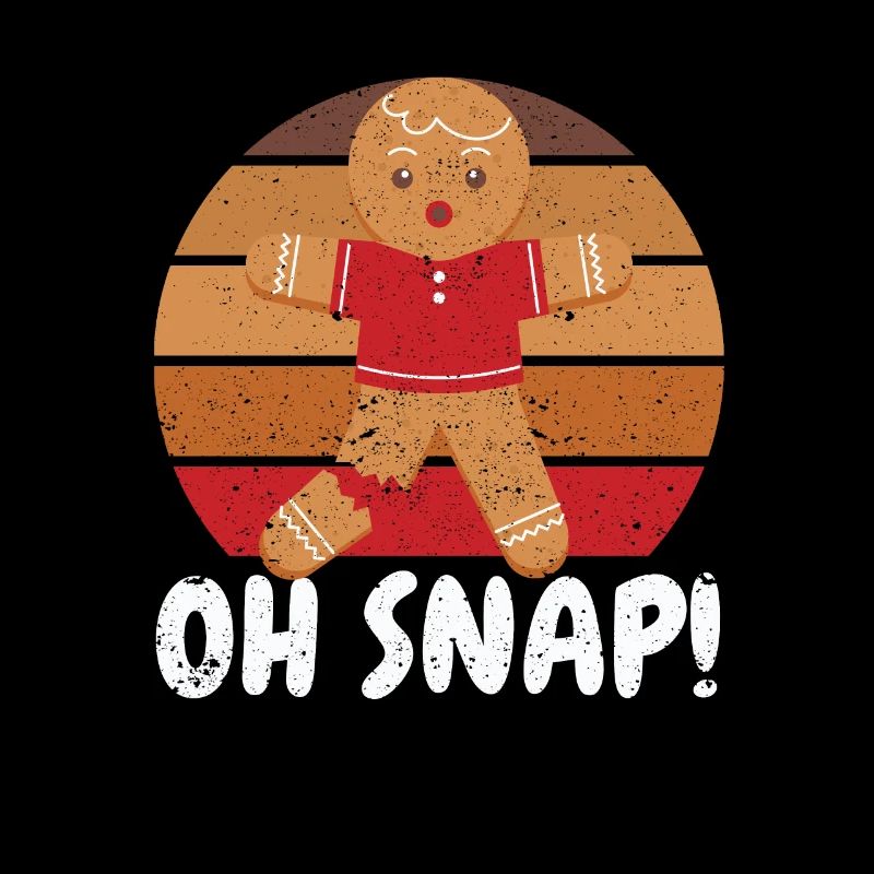 Gingerbread Man Cookie Broken Leg Funny