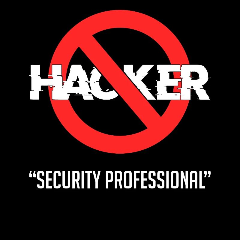 Humorous Hacker Security Professional Computer