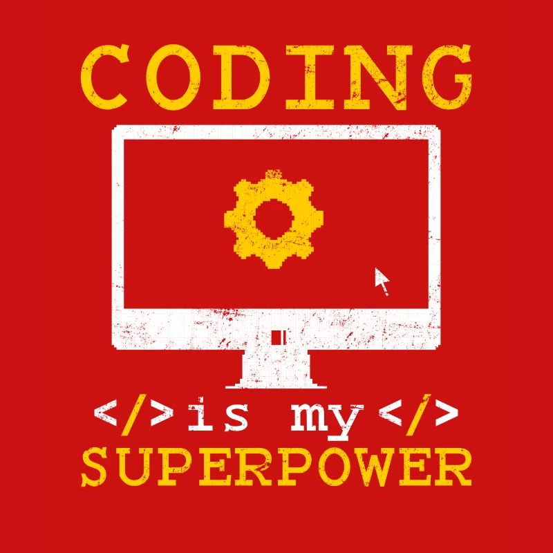 Le codage est mon superpouvoir Programmeur de logiciels Codeur