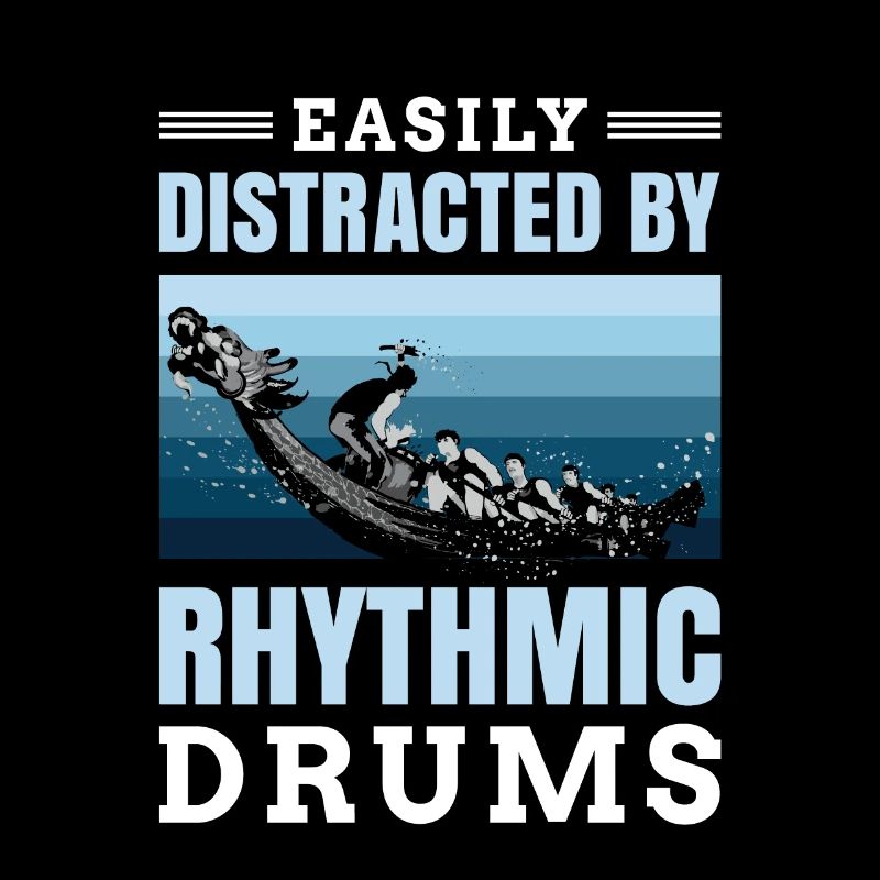 Easily deflectable rhythmic drums for