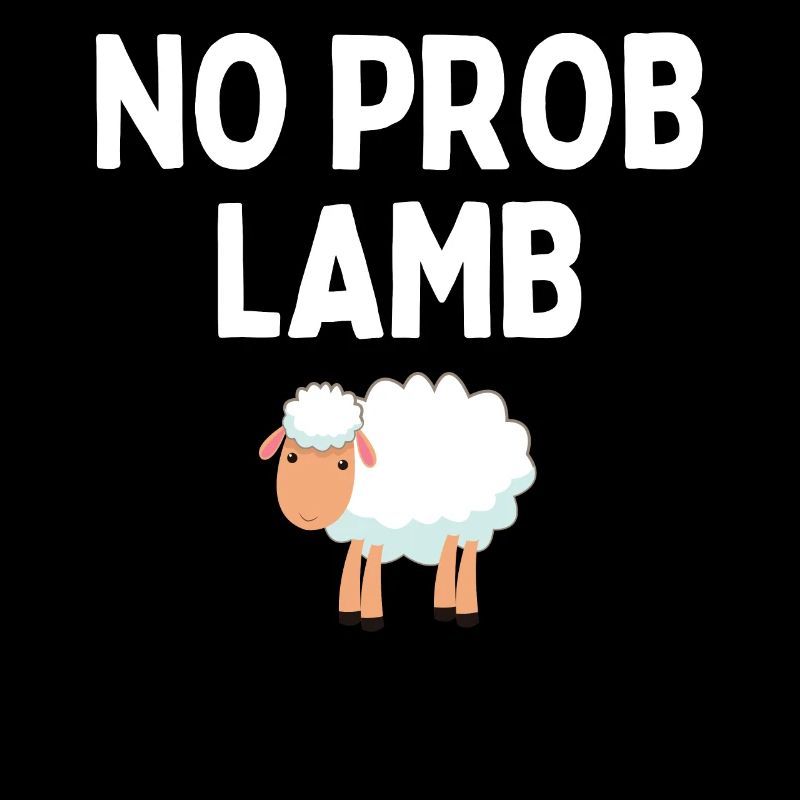 Funny Ignoring Problems Lamb Graphic Sarcastic