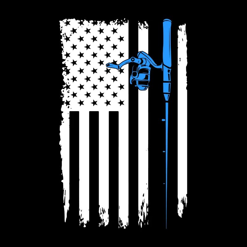 Canne à pêche drapeau
