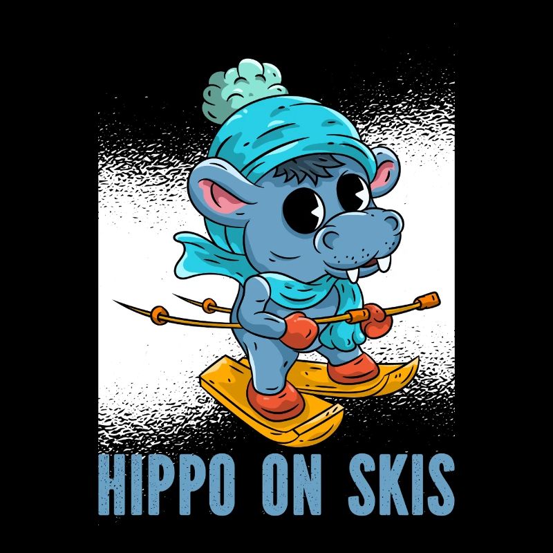 Nilpferd Ski 