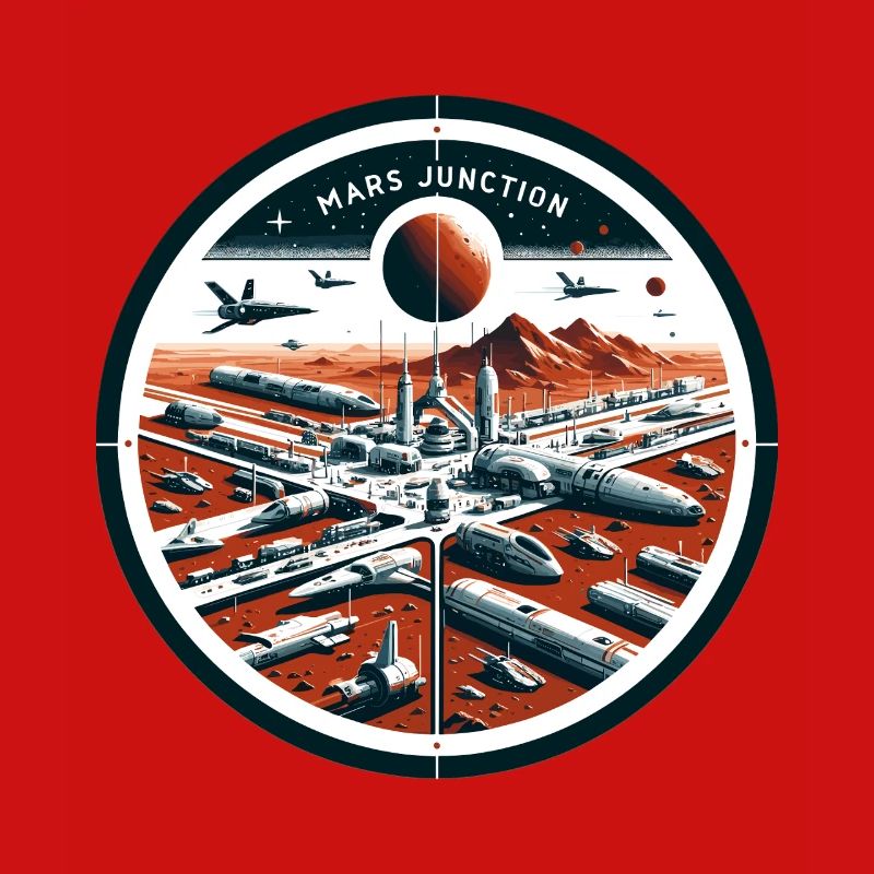 Mars Junction Spaceport Patch