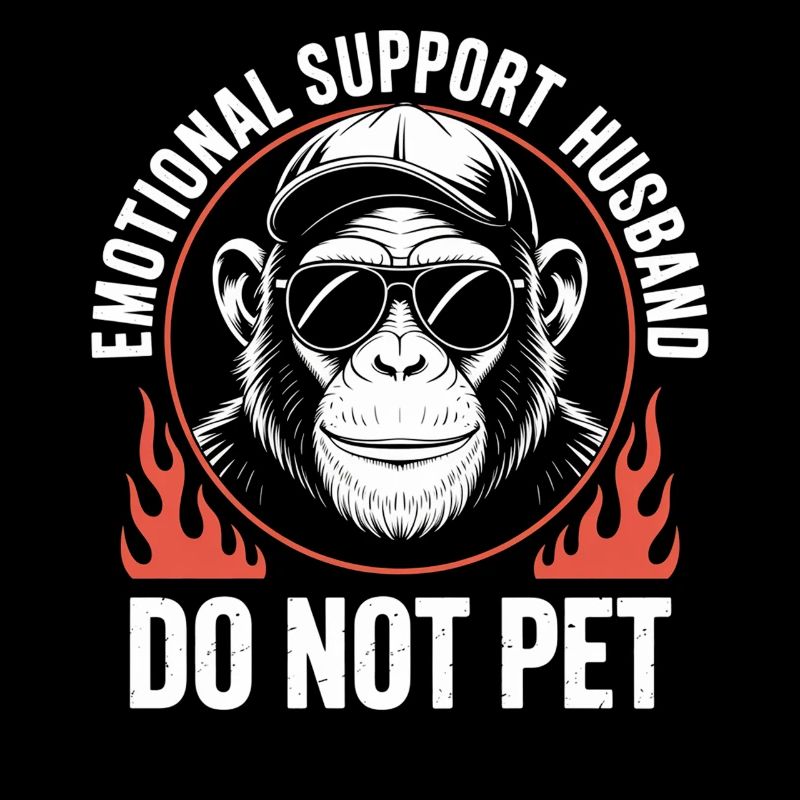 Emotional Support Monkey Do Not Pet