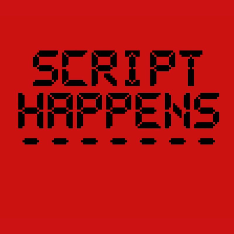 Computerprogrammierskript passiert Programmierer