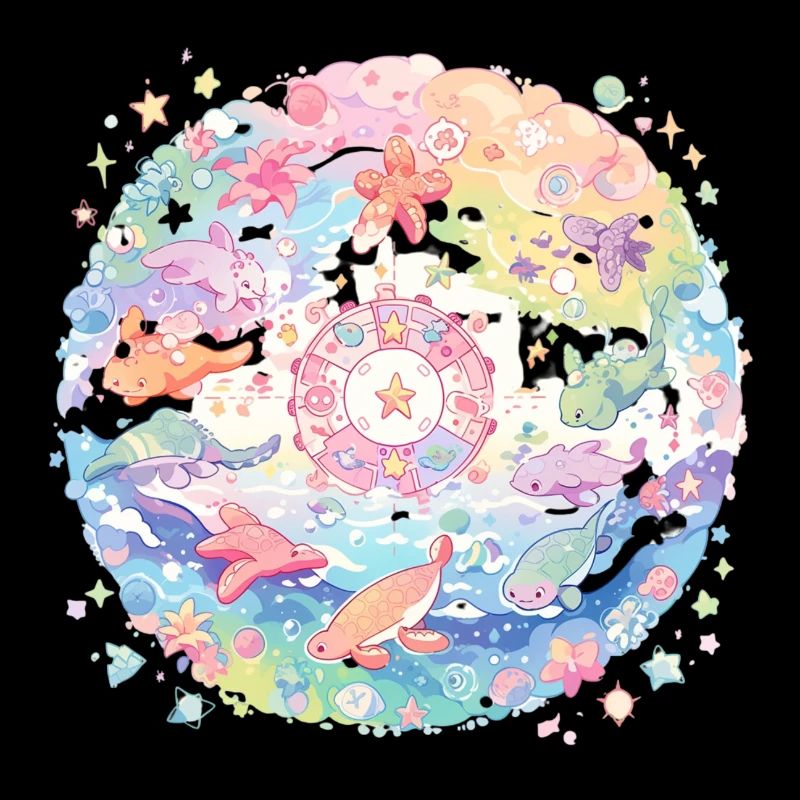 Les mignons animaux de la mer